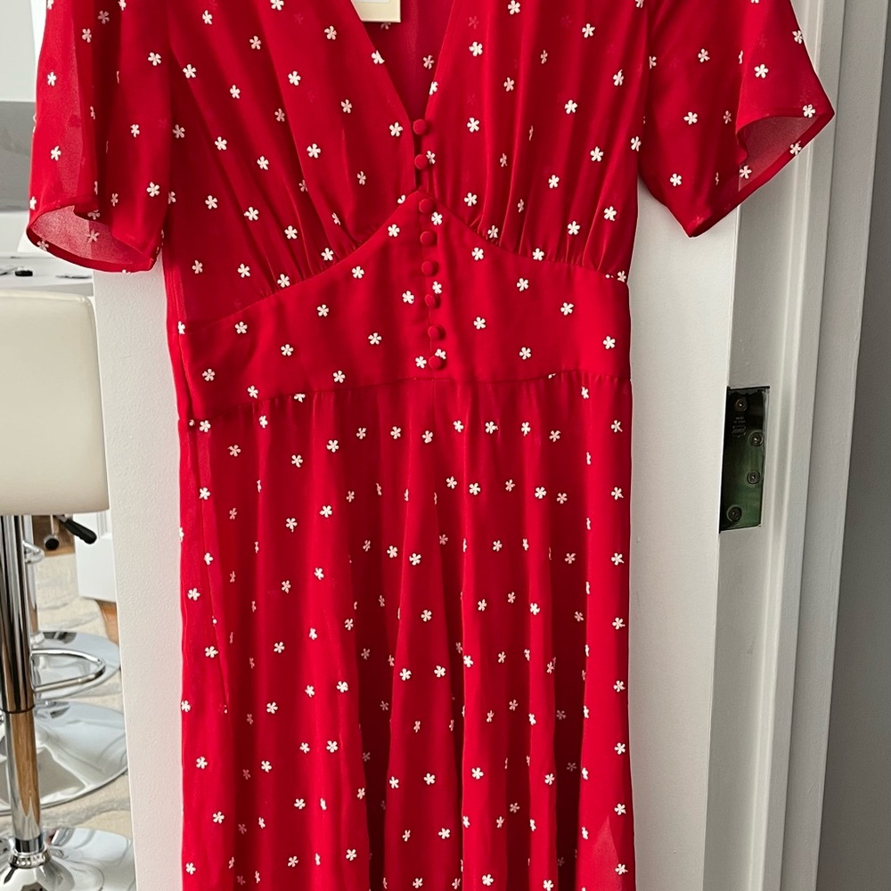 Maje Long Embroidered Dress - Gem